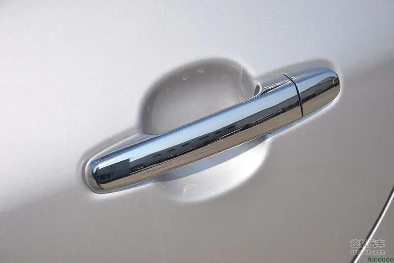 Carbon Fiber Silver Car Door Handle Cover Bowl Trim For Toyota Auris E150 MK1 2006-2012 Styling Accessories