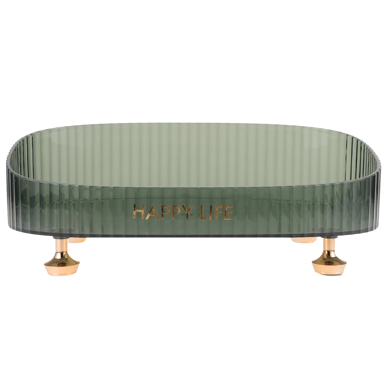 

1pcs Large Makeup Organizer Box Pet Storage Tray For Countertop Vanity Desktop Bathroom Skincare Hair Product Trinket Holders