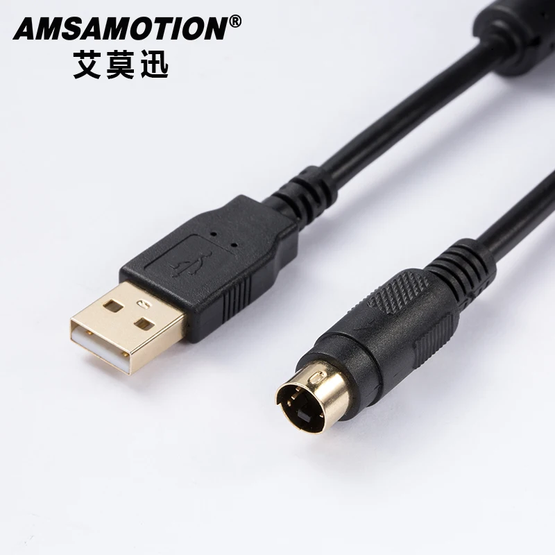 Imagem -02 - Ftdi Amsamotion Usb-fbs232p0-9f para Cabo de Programação Facek Fbs Fb1z Série b1 Plc Usb para Rs232 Adaptador Elétrico Alta Velocidade