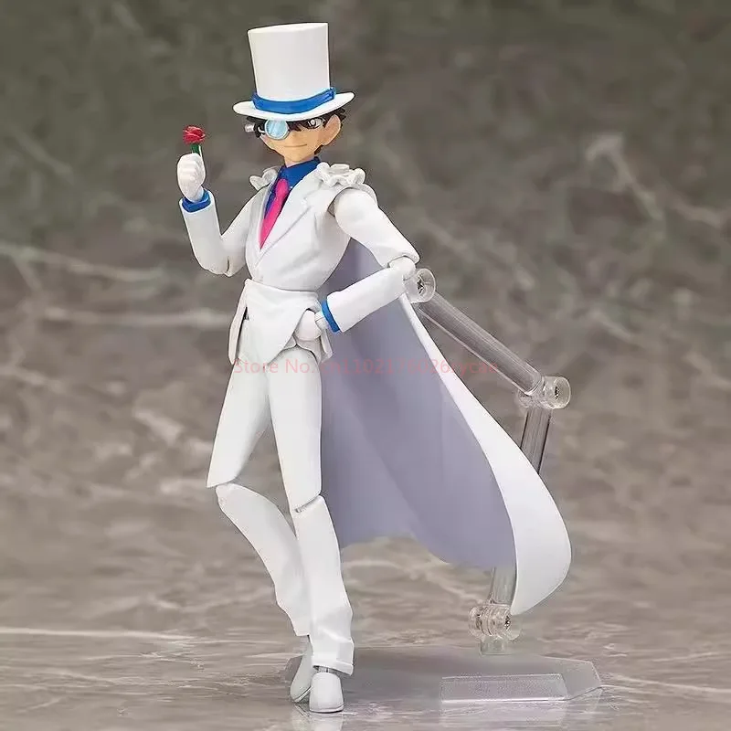 Detective Conan Kaitou Kid Joint Movable 14cm Action Figures Toys Gifts Anime Figurine Model Collect Ornaments Toys Gift