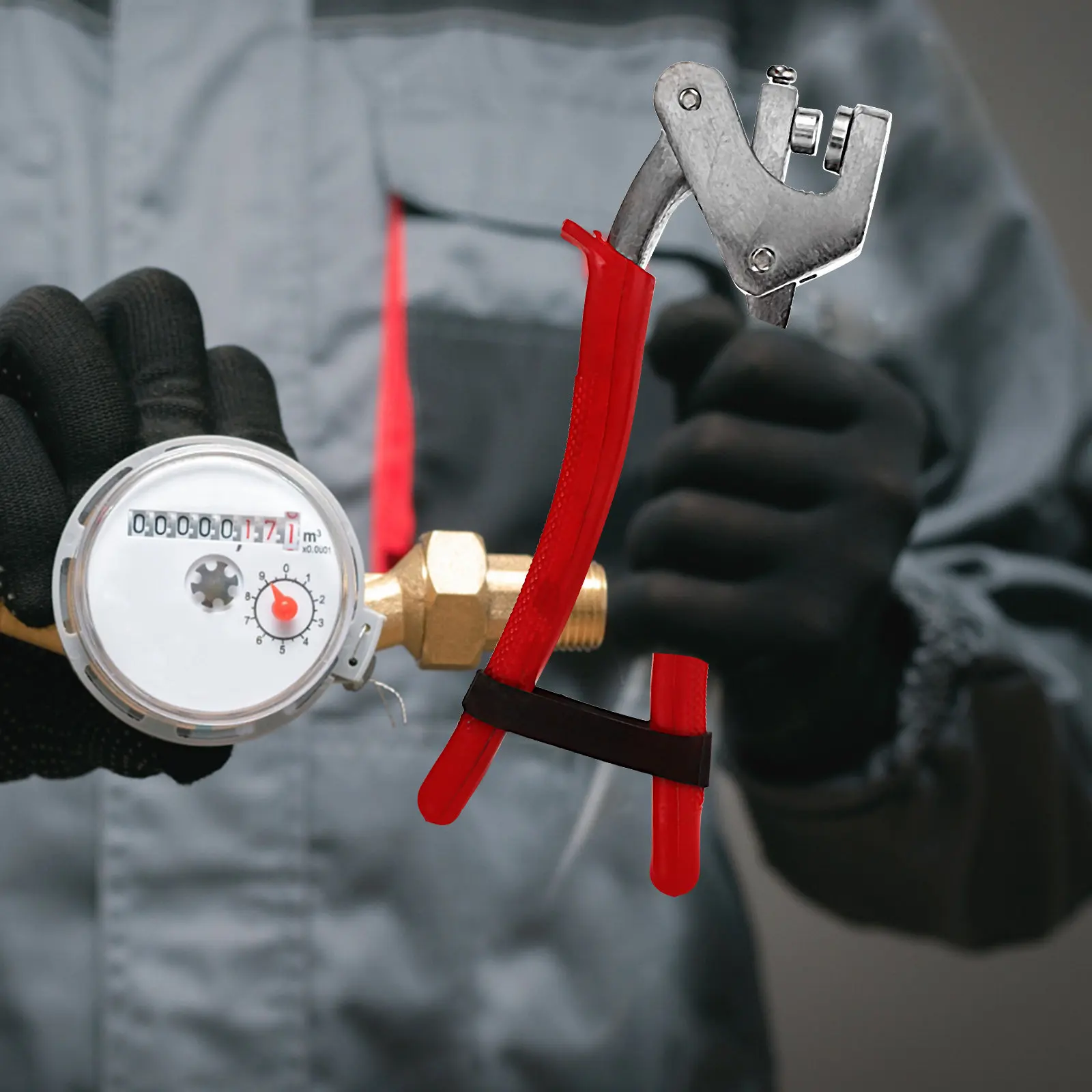 Sealing Pliers Heavy Duty Iron Electric Meter Water Meter Crimping Seal Pliers Secure Accurate Seal Calipers Sealing Calipers