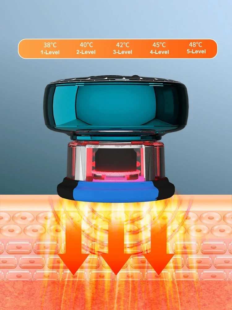 2025 hot sale Fitdash  TENS Smart Vacuum Cupper Relieves Muscle Soreness Improves Blood Circulation