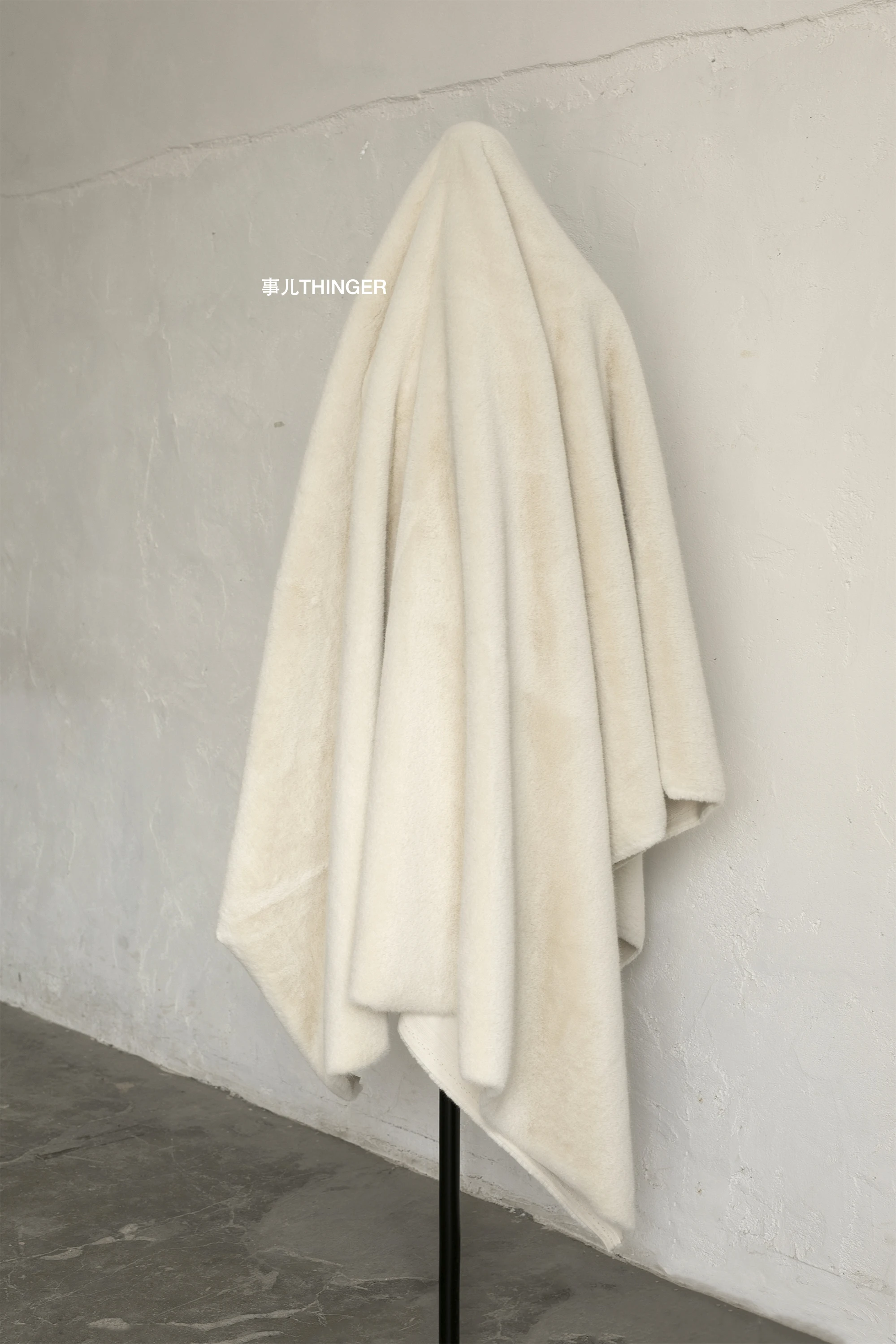 Plain Mink-Matte Plain High Imitation Fur Mink Fur Designer Fabric fabric material for clothes sewing