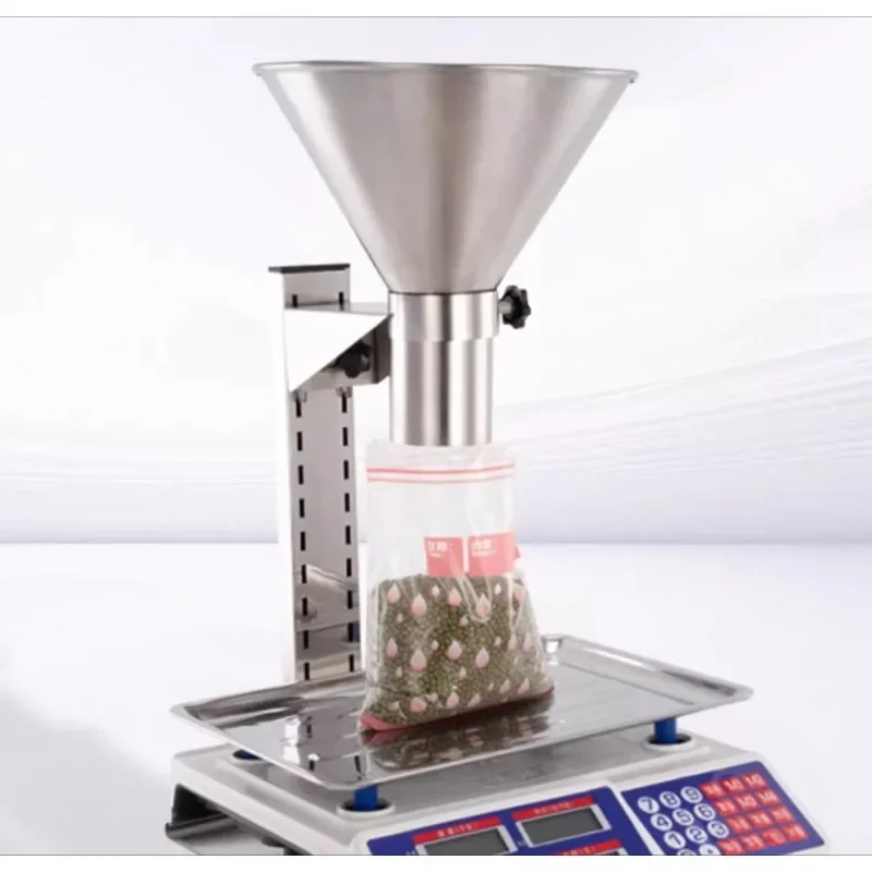 large-diameter vacuum bag oil-proof sub-packaging artifact, refueling funnel with bracket, food packaging artifact oil leakage