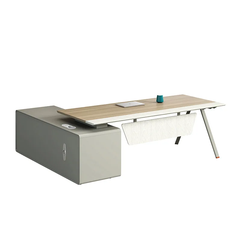 

Boss Desk Simple Modern Office Furniture Single Manager Desk Boss Chair Supervisor Desk