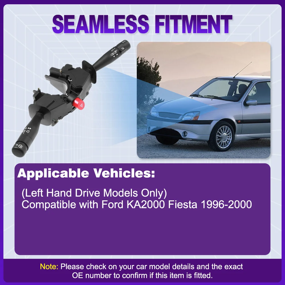 

Car Steering Column Switch Turn Signal indicator Switch for Ford KA2000 Fiesta 1996-2000 Left Hand Drive 97FG13335CB