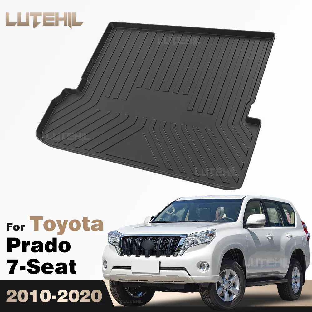 

Для Toyota Prado 7-местный 2010-2020 (2011, 2012, 2013, 2014, 2015) — Коврик в багажник из TPE, защитный чехол, водонепроницаемые аксессуары