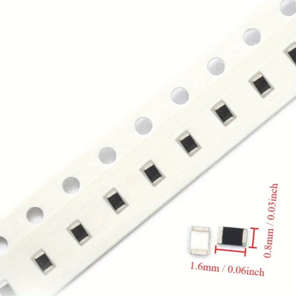 7300Pcs/set SMD 0603  5% Resistors Kit 0R Ohm 1R Ohm-1M Ohm Resistor Sample Assorted Kit SMD Chip Resistance 146 Values Kit