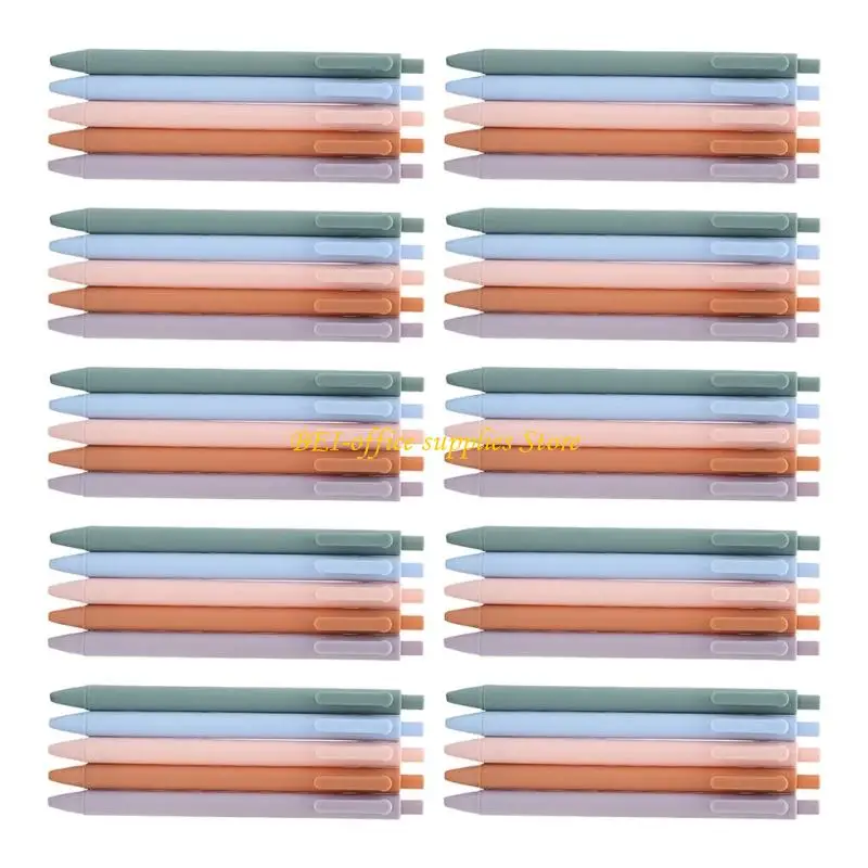 

A9LC 50 Pcs Gel Pen Gel Pen Signing Pen Office School Supplies Writing Tool for Journaling Note Taking Sketching