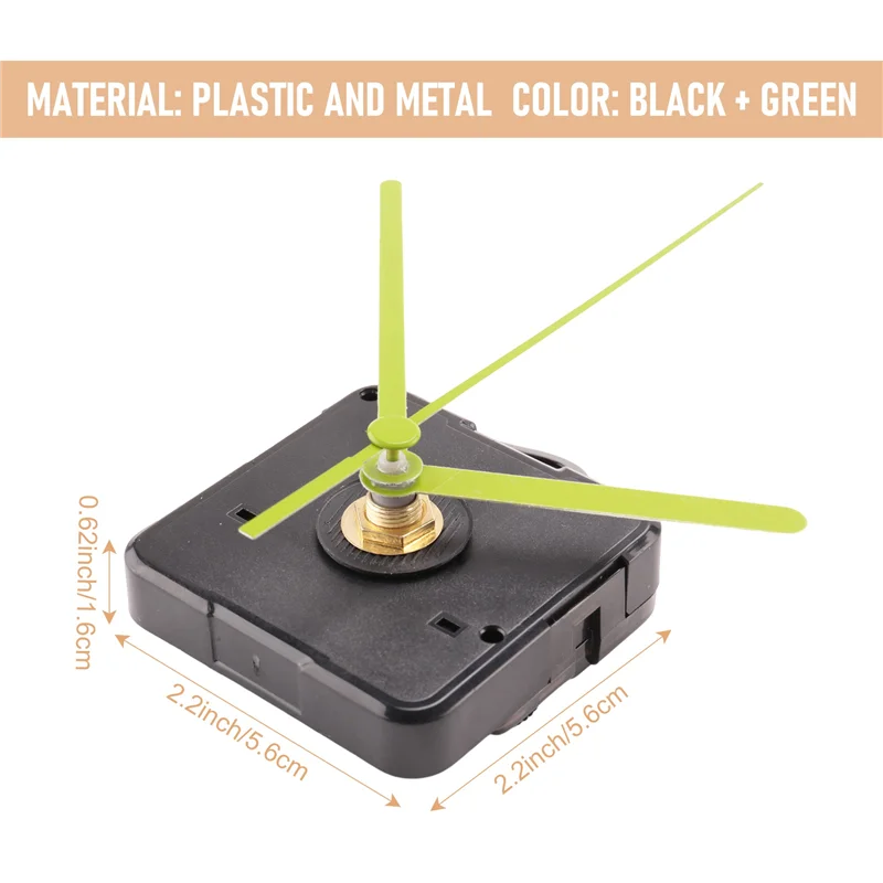ABGR-Quarzwerk, Wanduhr, Bewegungsmechanismus, leiser Modus, DIY-Reparatur, Ersatz für Teile, Heimdekoration