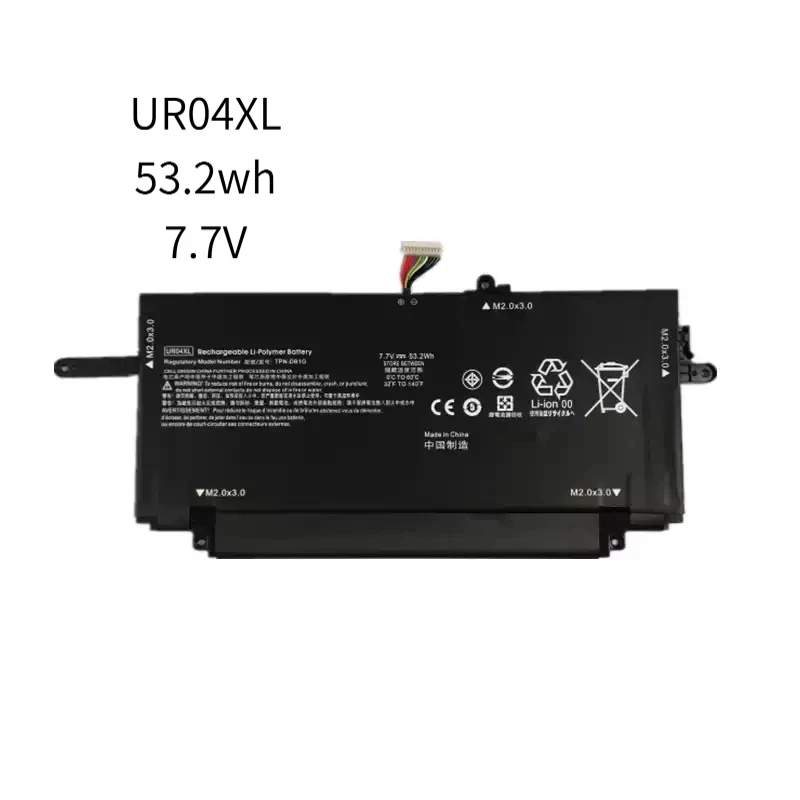 

UR04XL Laptop Battery for HP TPN-DB1G M90785-2C1 7.7V 53.2Wh
