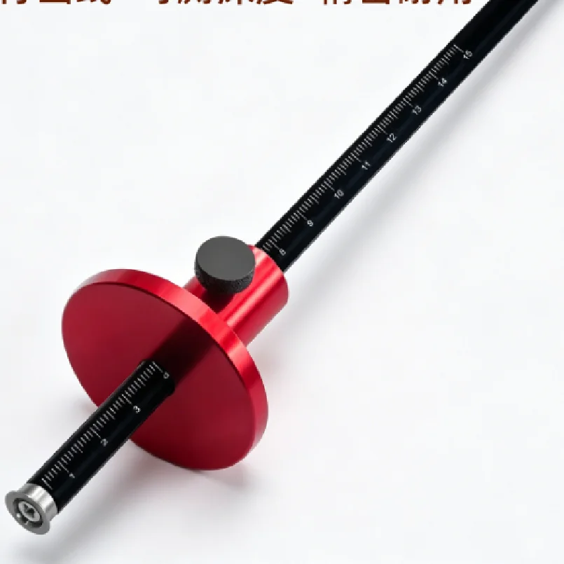 Woodworking Scriber-Wood Marking Tools With Inch & MM Scale, Wheel Marking Gauge-Parallel Line Drawing Mortise Measuring Tool