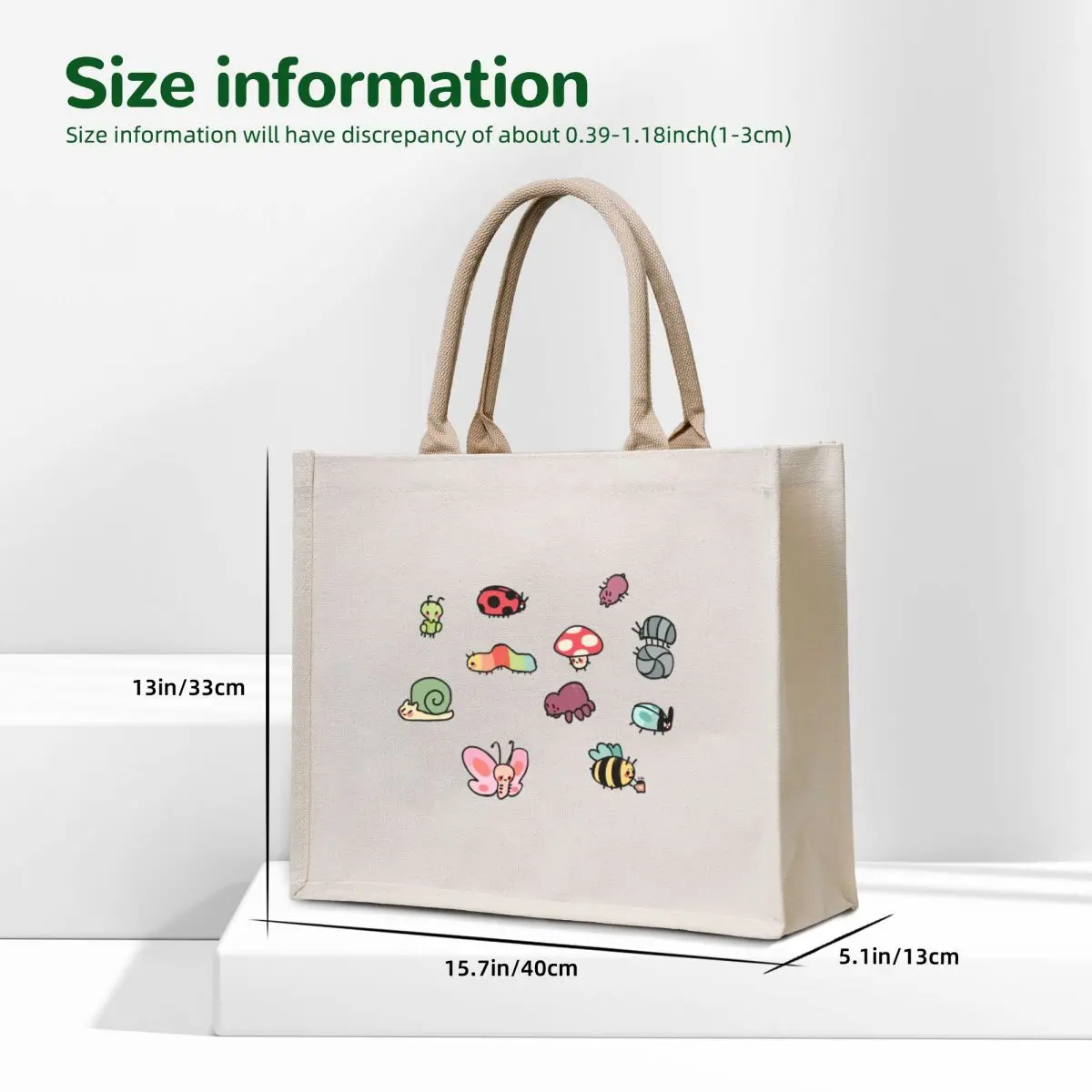 bugs Tote Bag foldable reusable bag shopping bag Lady tote men's