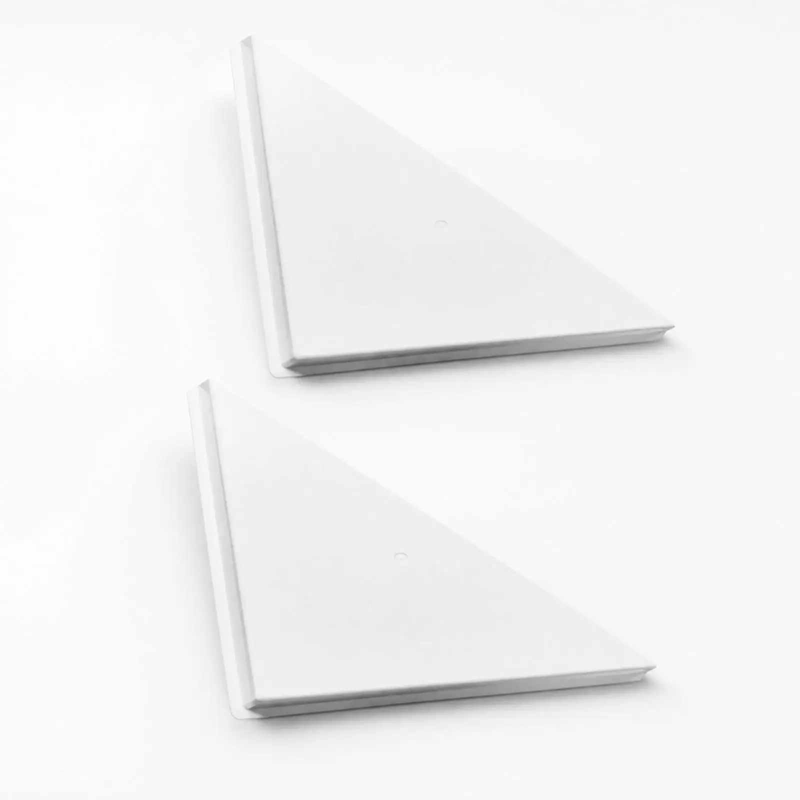 White Steel Ceiling Air Deflector for 2x2 Suspended Grid Vent Redirect Airflow Reduce Drafts Home Office