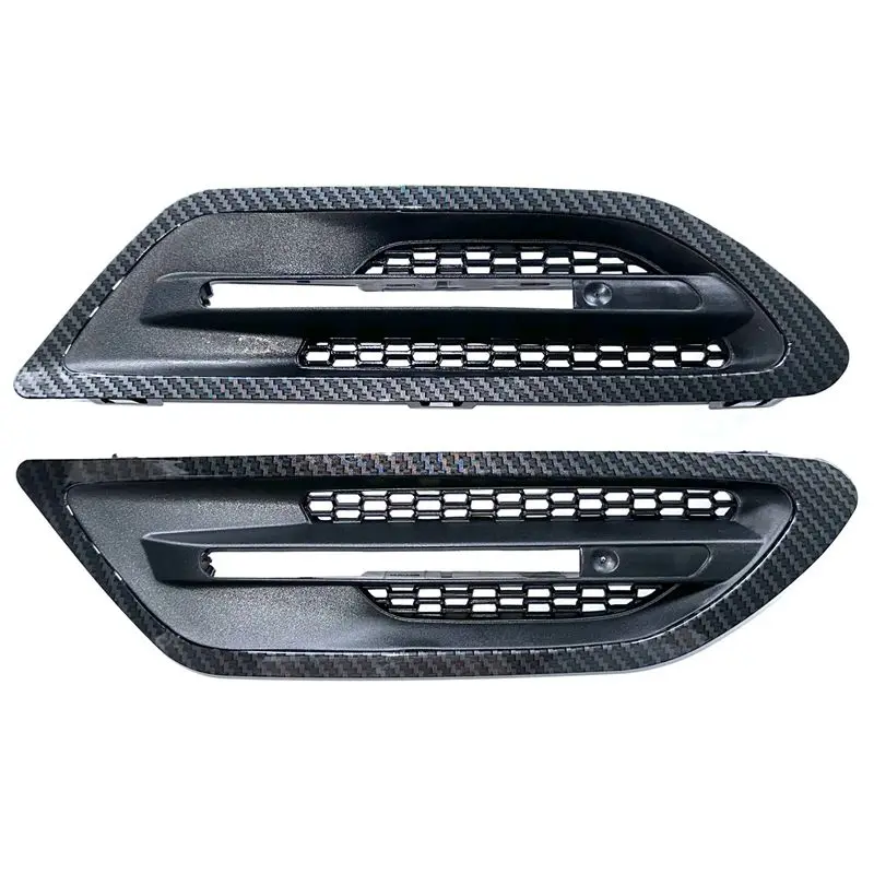 

Durable-1Pair Car Side Fender Air Vent Trim Cover For BMW F10 Sedan 5-Series M5 2011-2017 Grille Outlet Frame Parts , A