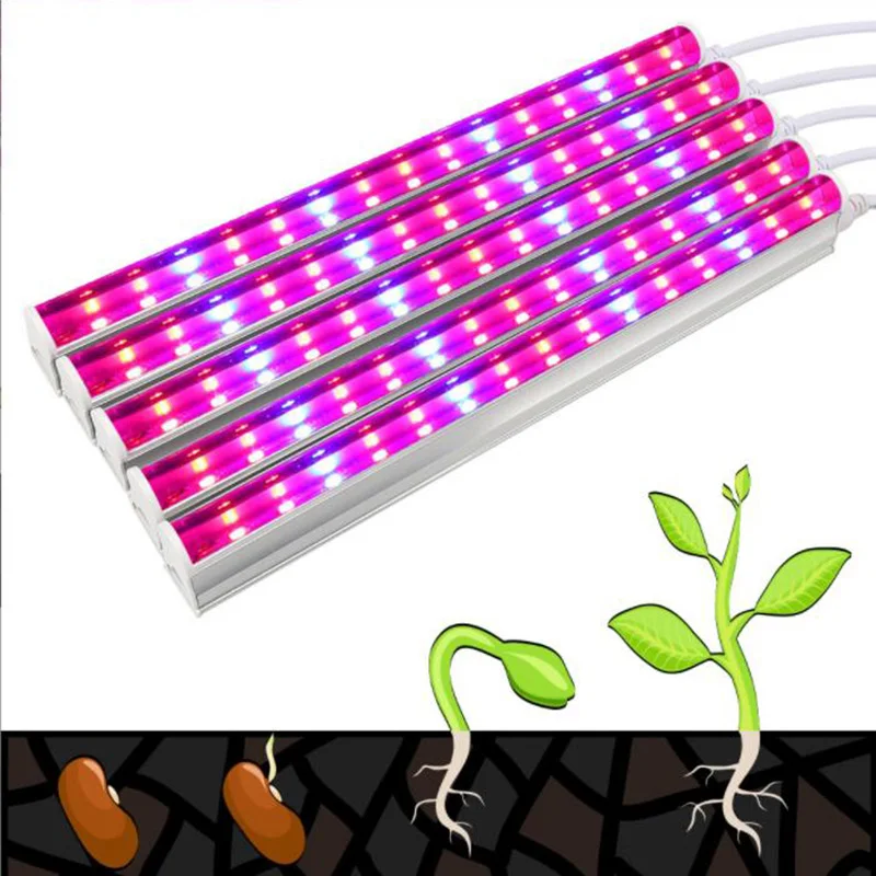 

Red blue Plant Grow Light T5 Tube LED For Indoor Greenhouse Hydroponic System Lamp grow Tent box Flower Plants Growth Switch c1