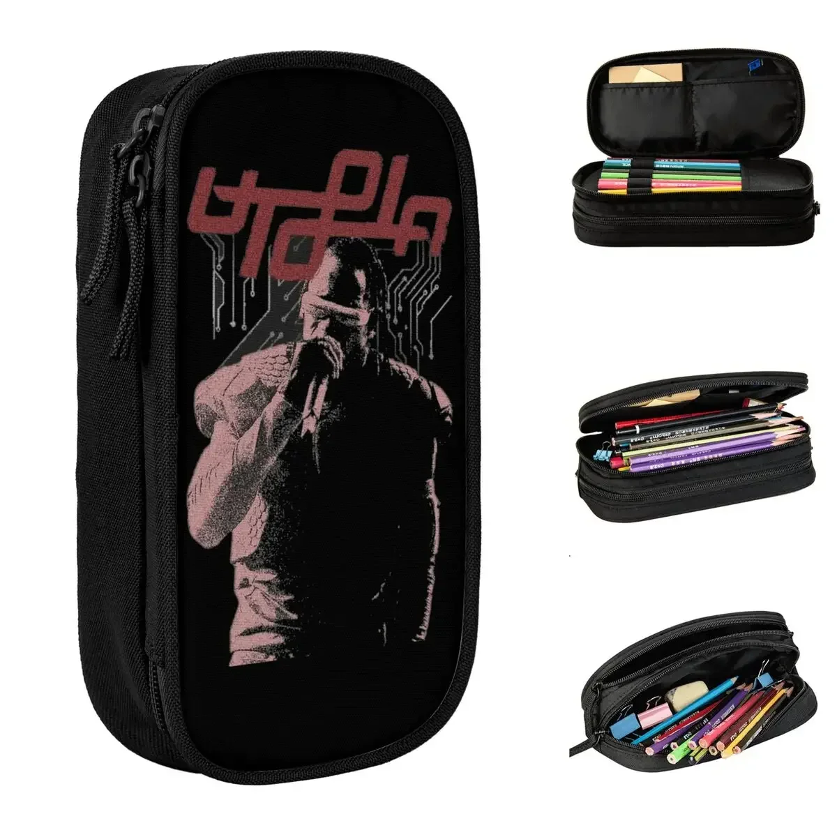 Travis Hip Hop Scotts Utopia accessori portapenne forniture per ufficio di grande capacità rapper Pencilcase regali perfetti