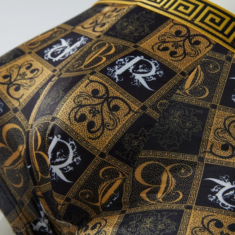 8pcs Men's Underwear  High-end Men's Boxers Briefs Breathable Comfortable Classic Trend Fashionable Casual Sports Men's Pants