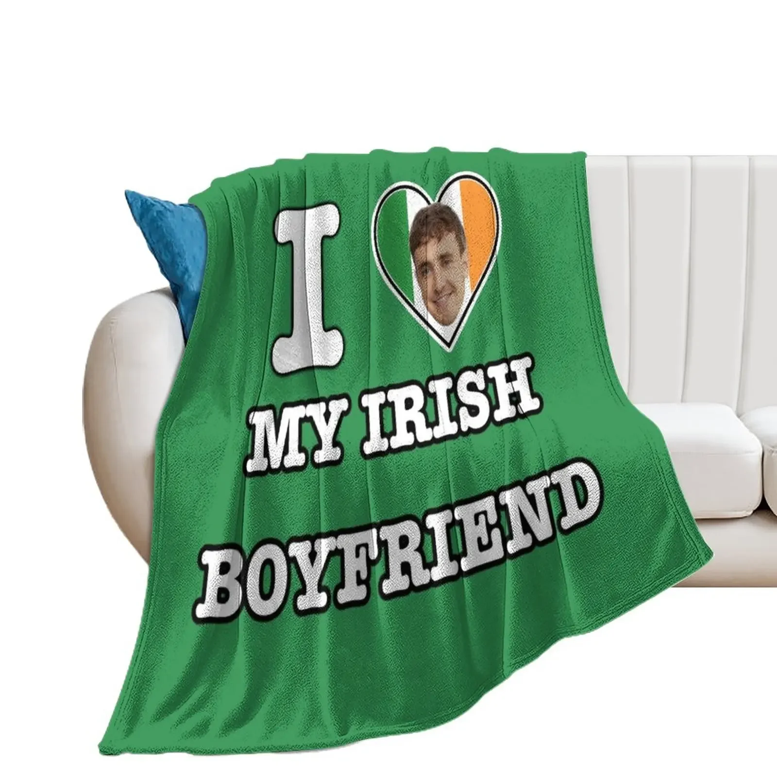 Paul Mescal Irish Boyfriend Throw Blanket Sofas Large Decorative Throw Blankets