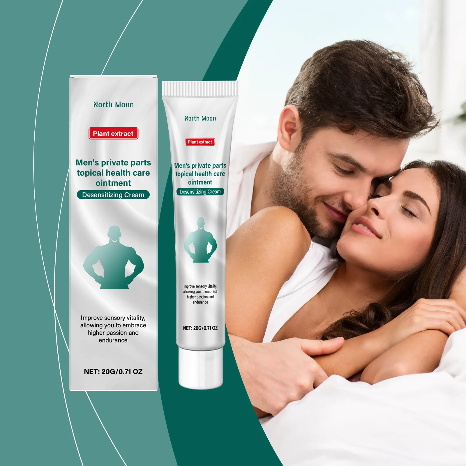 Men Care Balm, Gentle Plant Formula, Moisturize & Nourish Skin, Support Men's Daily Wellness, Daily External Body Care Cream