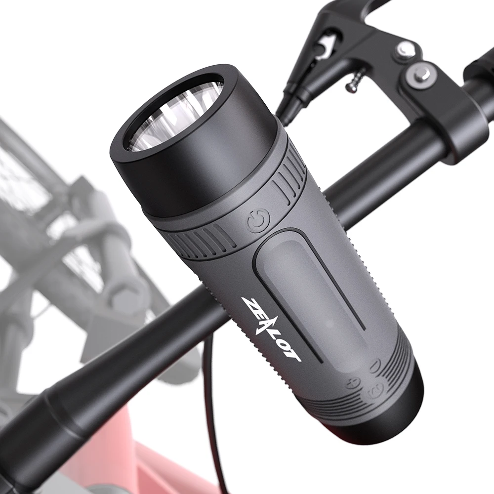 AliExpress ZEALOT zealot S1 Portable Bluetooth Speaker Wireless Bicycle Speaker fm Radio Outdoor Waterproof Boombox Support TF Card,AUX,Flashlight