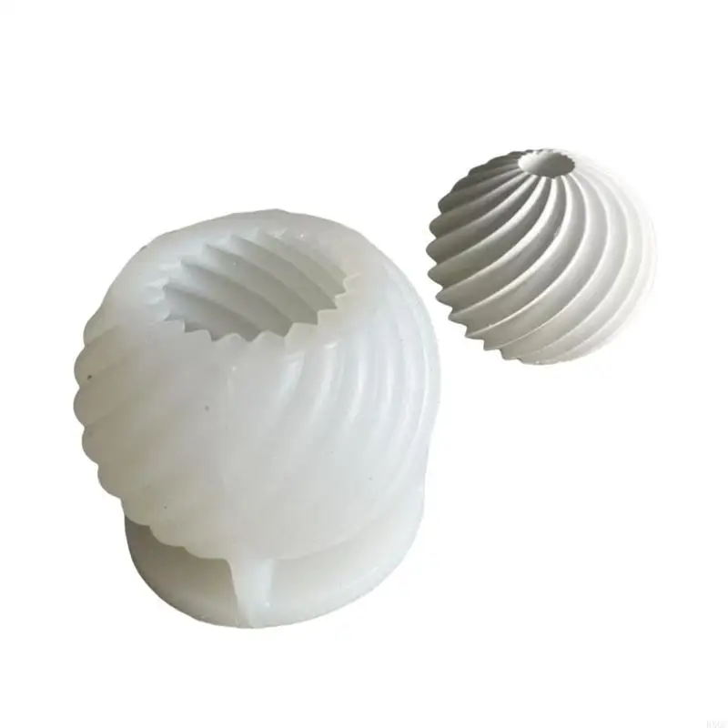 BX0C 다목적 스레드 꽃병 실리콘 몰드 가정 및 사무실 장식 및 보석 보관을위한 다목적 수지 Castes 세트