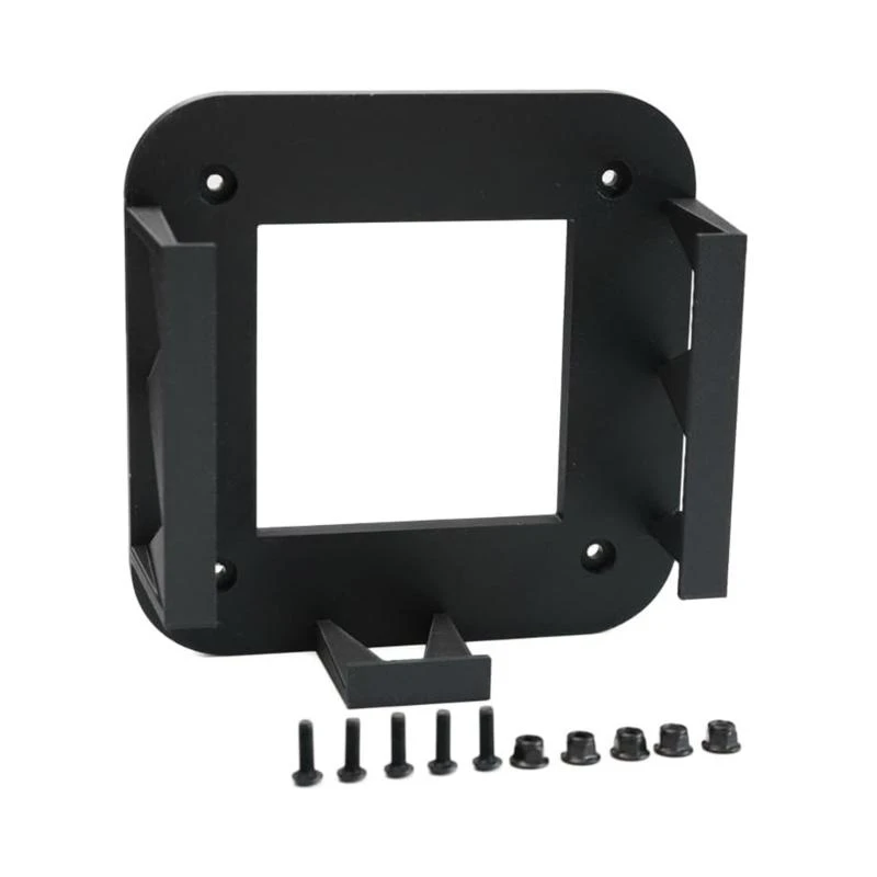 

B03C Metal Stand Under Desk Holder for Mini Desktop Computer Optimizing Desktop Organization Wall Mount Display Bracket