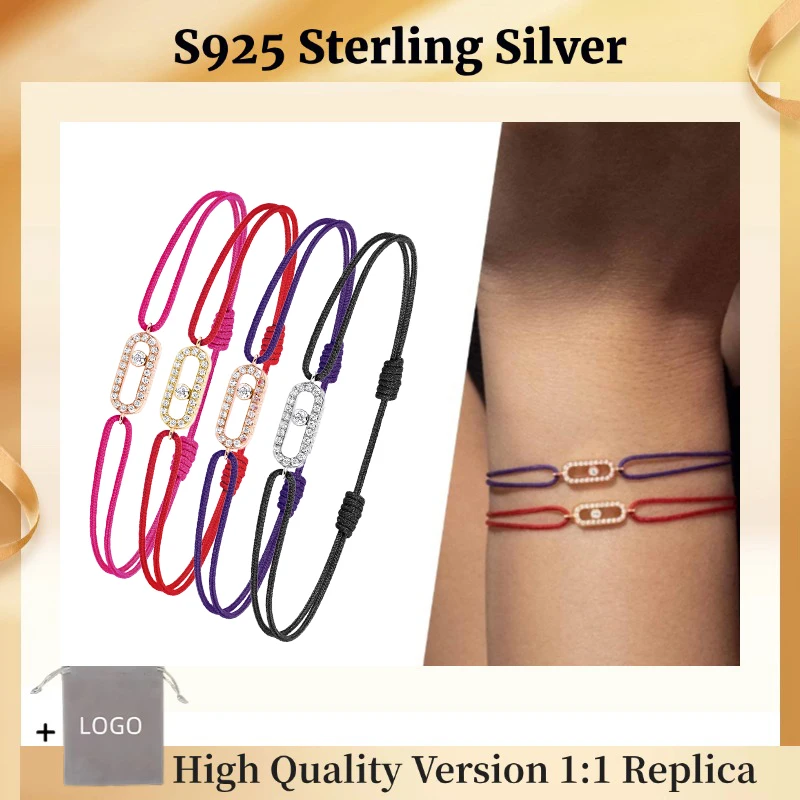 S925 Sterling Silver Colour Rope Loop Bracelets MESSIK Official Website Jewelry Best Christmas Party Gift