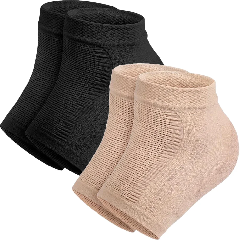 

2 Pairs Heel Sock Foot Protector Winter Supplies Cracking Preventing Socks Washable Lotion