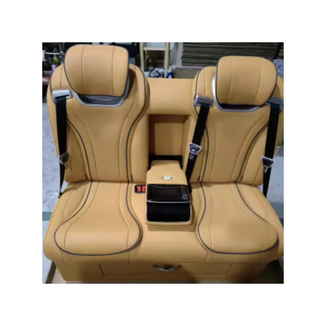 Haobang rear bench with touch screen interior upgrade for MPV Van Alphard Vellfire Hiace  V class Vito Metris W447