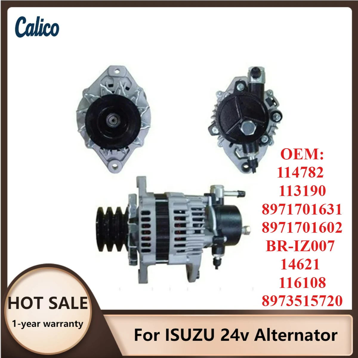 

Эксклюзивное производство. Подходит для генератора ISUZU 24В 114782 113190 8971701631 8971701602 BR-IZ007 14621 116108 8973515720