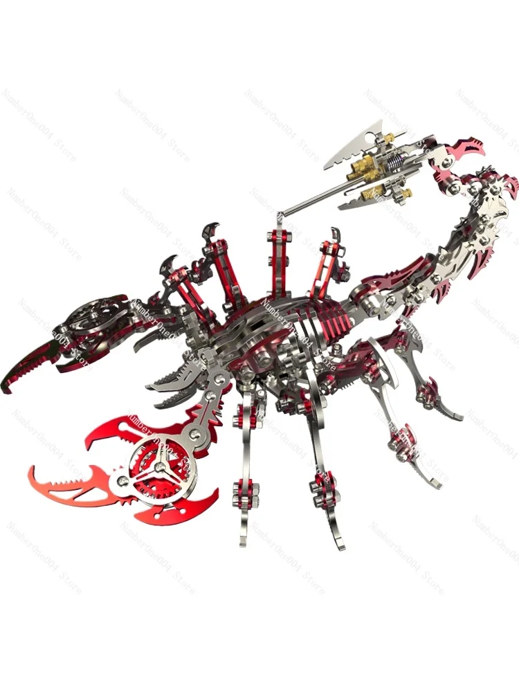 

Suitable for Metal Assembled Scorpion Model Handmade 3d Toy Mechanical Building Block Boys Birthday Gifts June 1st Children's