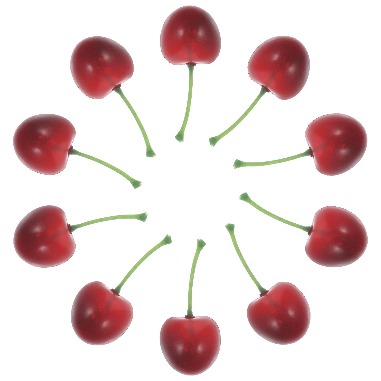 

20pcs Simulation Cherry Decor Artificial Fruit Fake Fruits For Home Party Table Centerpiece Photography Props Showcase Display