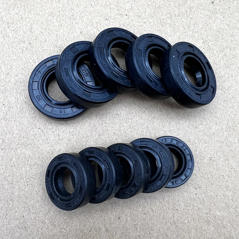 5Pair/lot Crankshaft Oil Seal Set Fit For 40-5 CG430 Brush Cutter Trimmer Brushcutter Engine Parts 15x30x7, 12x22x7