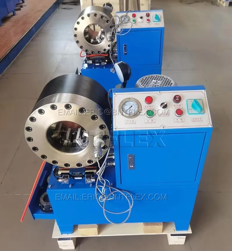 1/4 ما يصل إلى 2 بوصة 4SP آلة العقص ماكينة تصنيع الأنابيب المطاطية آلة الضغط للخرطوم الهيدروليكي #2