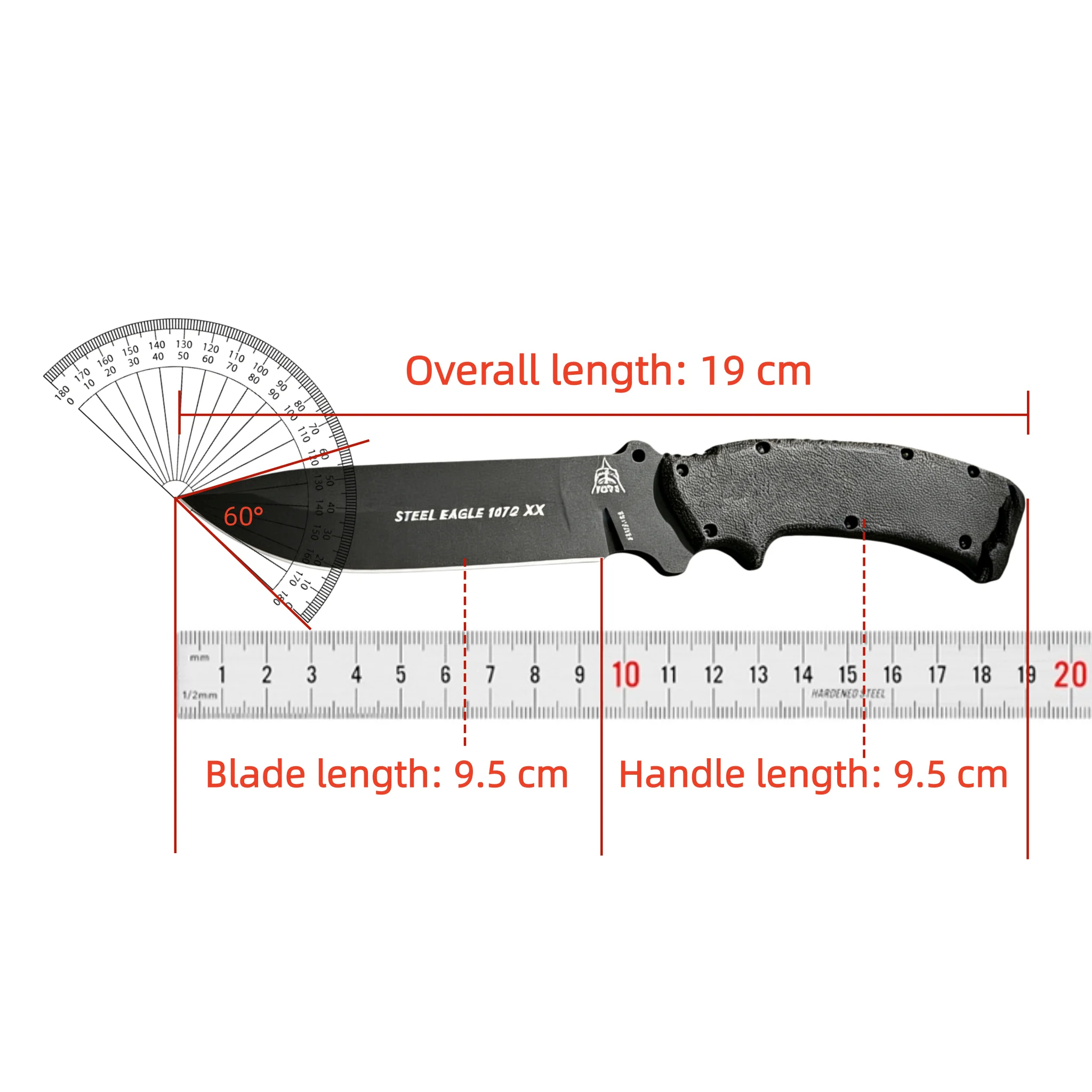 Pisau berkemah multifungsi unt - Dive Knife Titanium ulasan dan harga