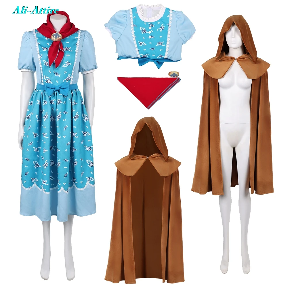 

TV ST 5 Cosplay Holly Wheeler Dress Cloak Adult Clothes Women Party Disguise Roleplay Halloween Costume Carnival Outfits Suits