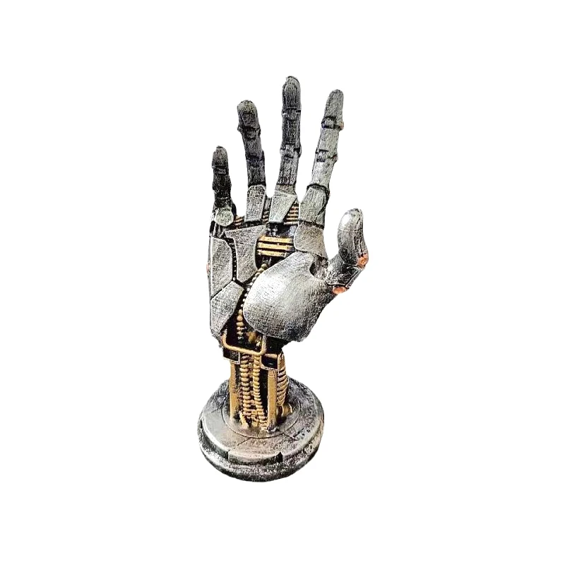 Suporte de mesa criativo para controle de jogo, ornamento de artesanato em resina de braço mecânico, rack de armazenamento, 1 peça