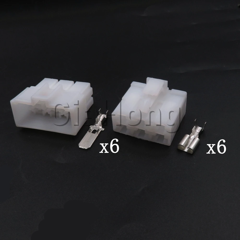 1 Set 6 Ways 6070-6481 MG610049 6070-6471 AC Assembly Auto Blower Resistance Relay Socket 171897-1 Car Wire Plug