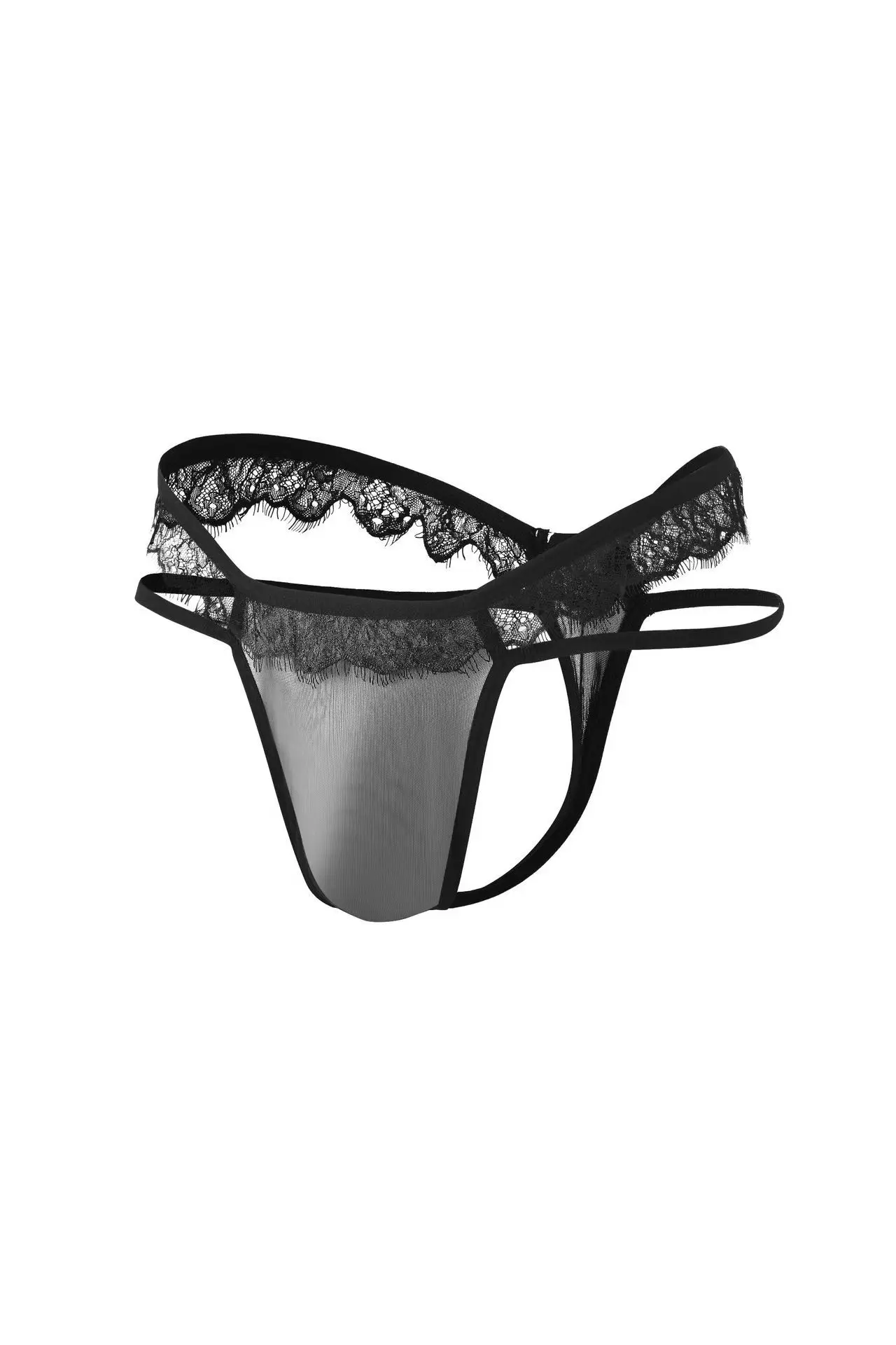 

Mens underwear Lace cueca Ruffled Mini string Skirt Crossdress Costume Panty Skirt g-string Gay men thong bikini Briefs