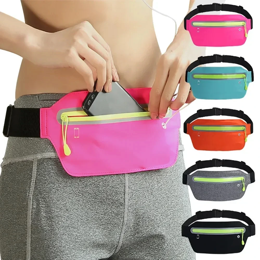 Outdoor Running Fitness ultra dünne Handy Hüft tasche elastische Sport wasserdichte eng anliegende Handy tasche Geldbörse