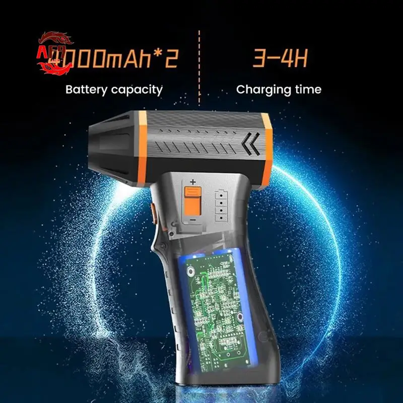 

AF90-New 130000 RPM Electric Air Blower Turbo Jet Fan Brushless Motor High-Speed Turbo Violent Fan USB Powerful Dust Blower