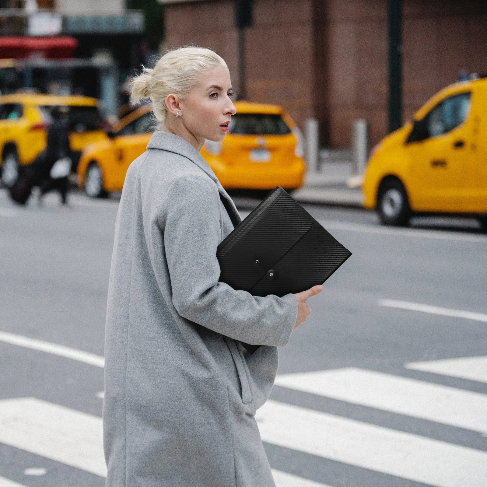 

File Bag Large Capacity 13 Pockets Portable Document Folder Accordion File Organizer School Office Folder Bag For Letters Photos