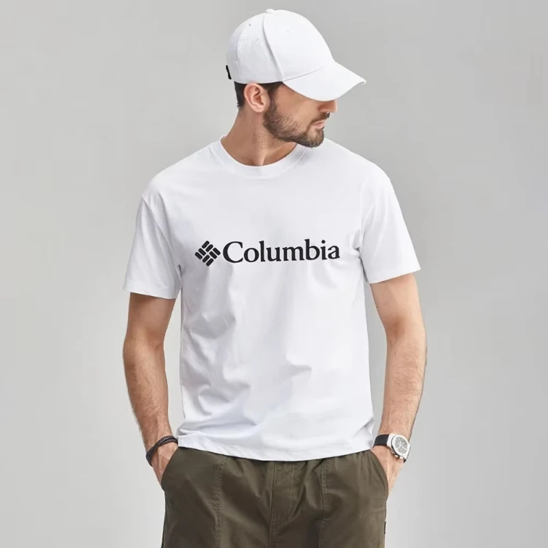 2026 Latest Loose Printing T-shirt Men's Summer New Outdoor Sports and Leisure Breathable Cotton Round Neck Short Sleeves Ins