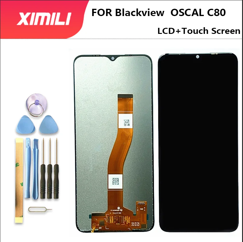 6.5 inch Original  LCD Screen For BLACKVIEW OSCAL C80 Mobile Phone Accessories For BLACKVIEW OSCAL C 80 + Disassemble Tool