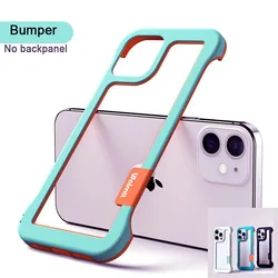 Cute TPU Bumper Cover for iPhone 15 Pro Max 12 13 14 Plus iPhone15 15Pro Heat Dissipation Silicone Shockproof Frame Magsafe Case