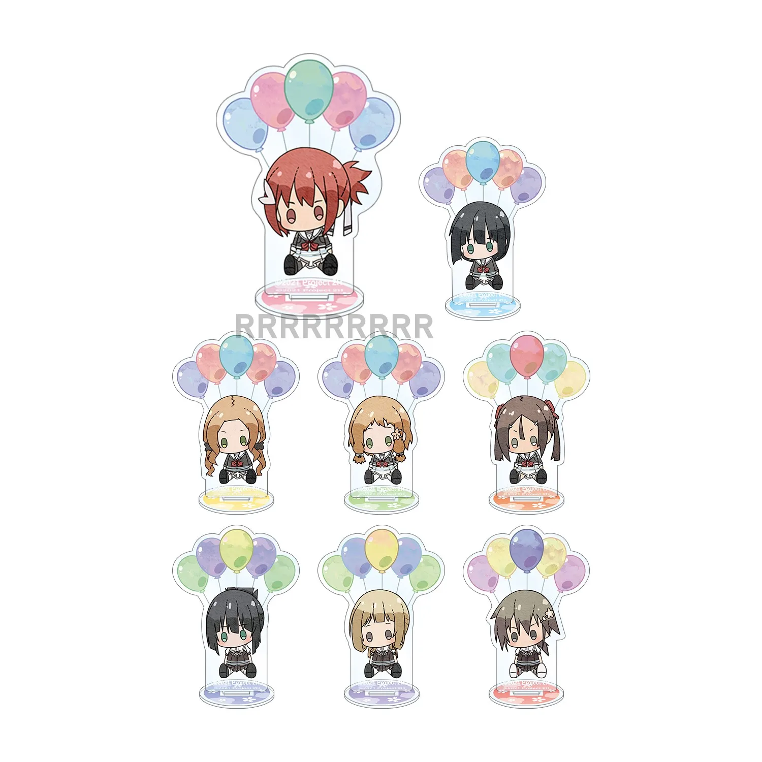 Anime INUBOZAKI ISTUKI Tougou Mimori Acrylic Stand Doll Game Karin Mini Figure Model Plate Cosplay Toy for Gift