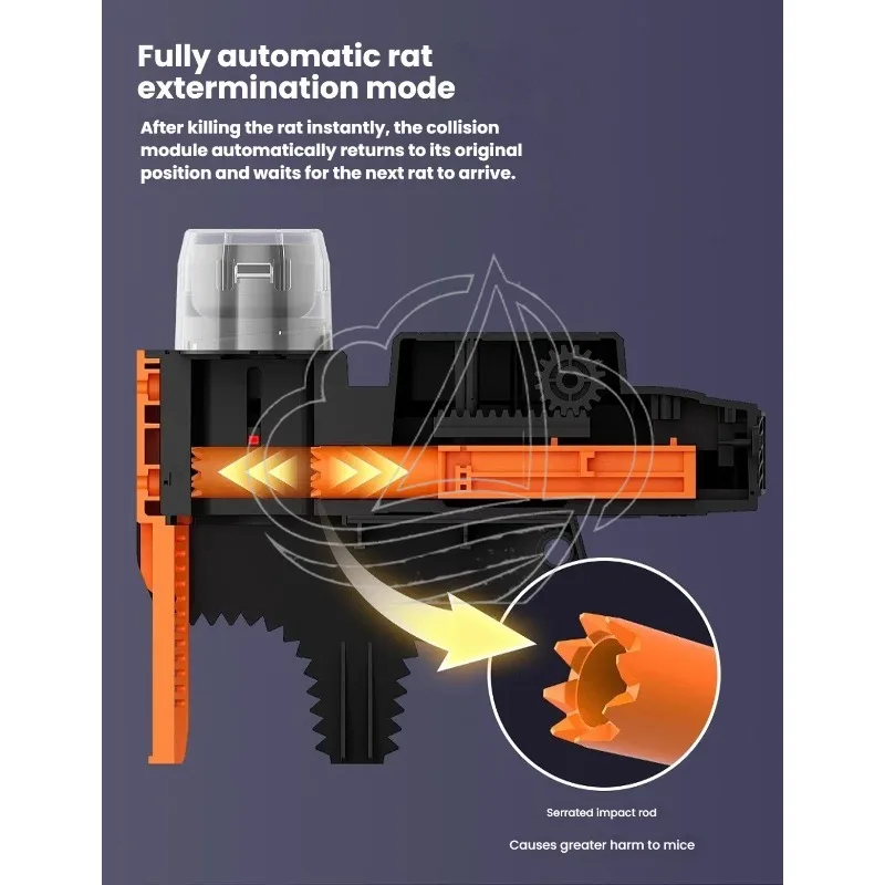 

High Voltage Electric Mouse Trap Battery Powered Rat Catcher Indoor Rodent Pest Control