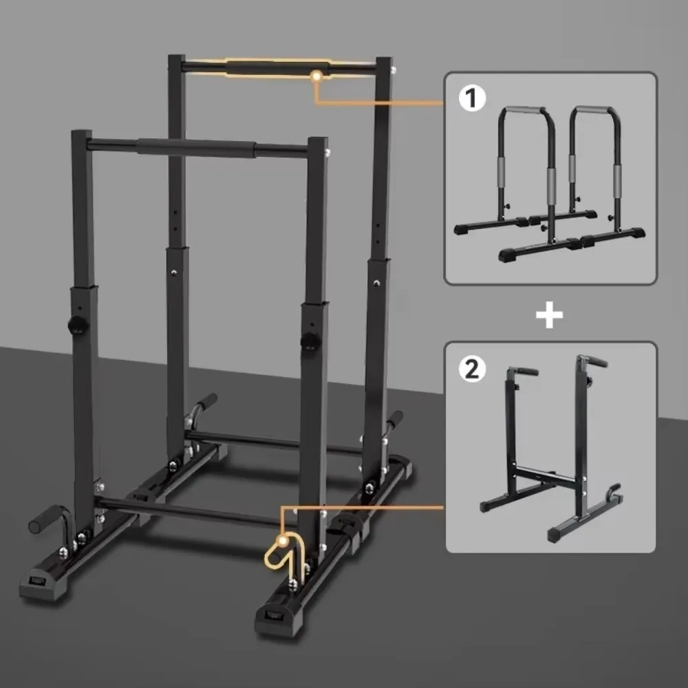 Pull ups Dip Stand Station Fitness Gym Home Portable Gymnastics Parallel Bars Fitness Workout