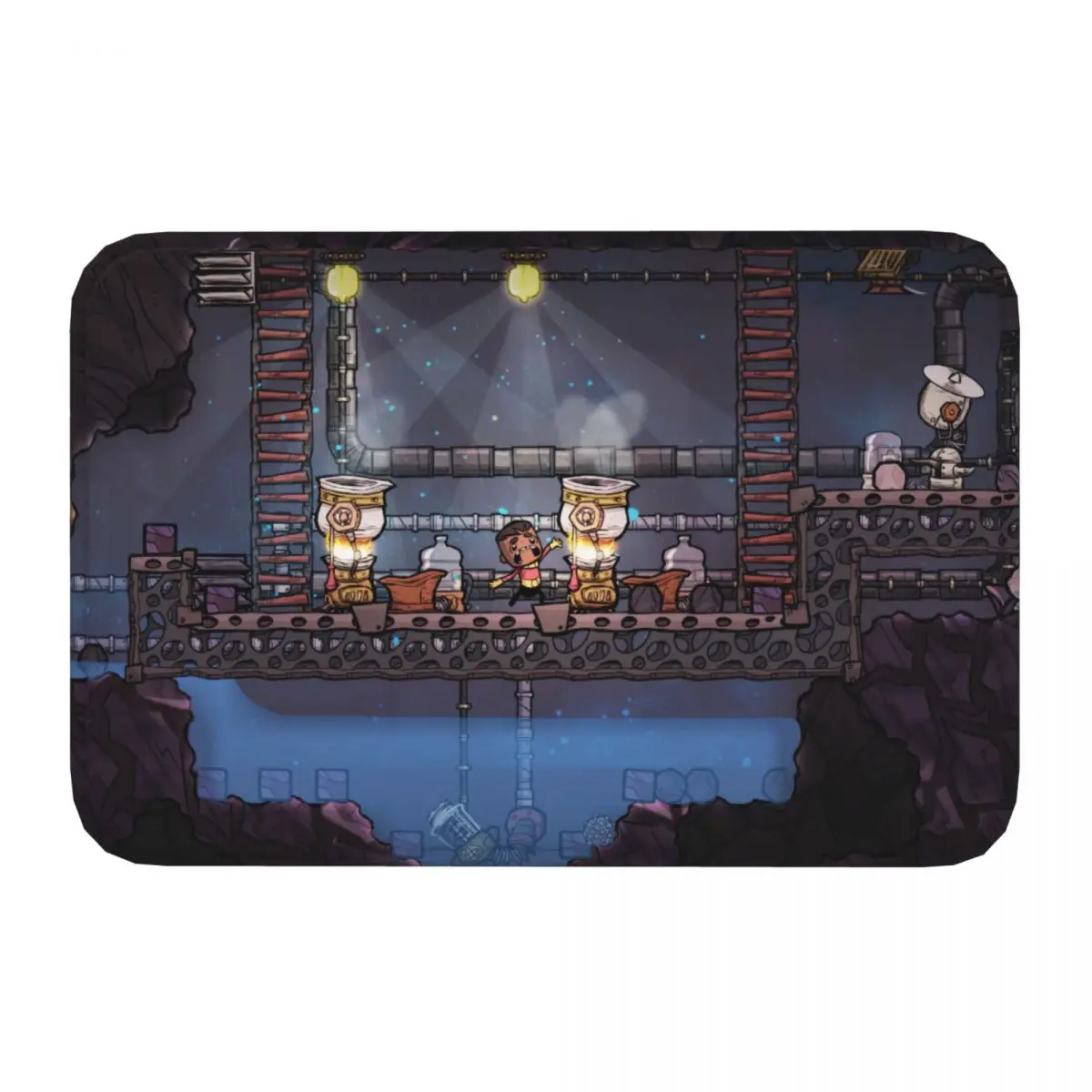 O-Oxygen Not Included Non-slip Doormat Kitchen Mat Build Hallway Carpet Welcome Rug Home Decor